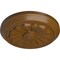Ekena Millwork Olivia Ceiling Medallion (Fits Canopies up to 2 1/8"), Hand-Painted Smokey Topaz, 7 7/8"OD x 1 1/8"P CM07OLSTF - alternate 3